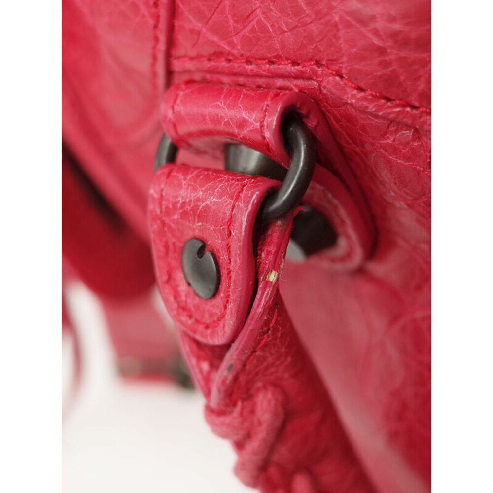 Balenciaga City 2way Red bag Classic top Shoulder handles - Picture 6 of 9